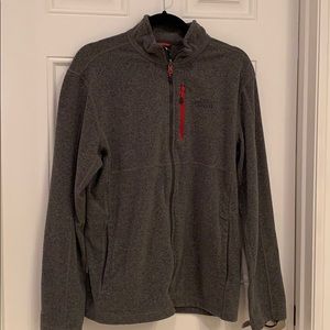 Gray North Face Zip Up EUC Size Large